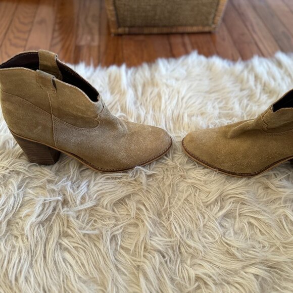 Matisse "Toby" camel suede western bootie- Size 8 - Picture 4 of 7